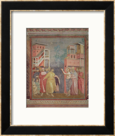 St. Francis Renounces His Father's Goods And Earthly Wealth, 1297-99 by Giotto Di Bondone Pricing Limited Edition Print image