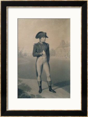 Napoleon Bonaparte (1769-1821) First Consul At Malmaison, From Livre Du Sacre, 1804 by Jean-Baptiste Isabey Pricing Limited Edition Print image