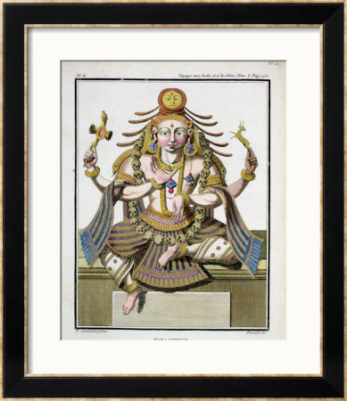 An Aspect Of Shiva, From Voyage Aux Indes Et A La Chine by Pierre Sonnerat Pricing Limited Edition Print image