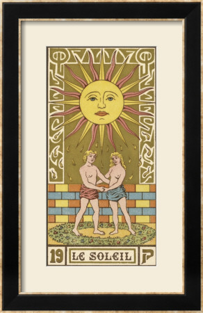 Tarot: 19 Le Soleil, The Sun by Oswald Wirth Pricing Limited Edition Print image