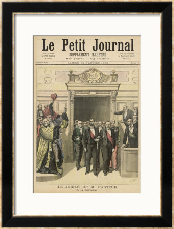 Louis Pasteur French Chemist And Microbiologist Honoured At The Sorbonne by Henri Meyer Pricing Limited Edition Print image