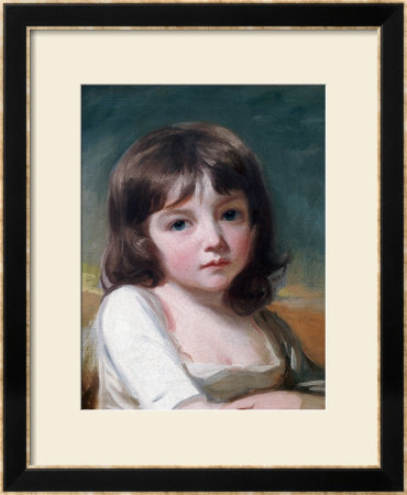 Portrait Of A Girl by George Romney Pricing Limited Edition Print image
