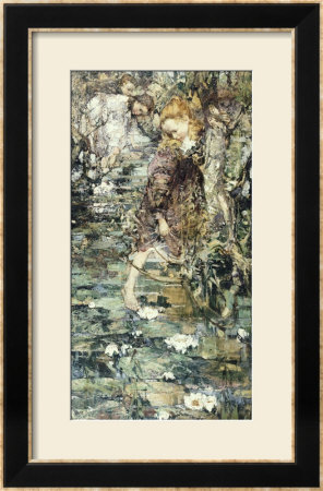 Water Lilies, 1901 by Edward Atkinson Hornel Pricing Limited Edition Print image