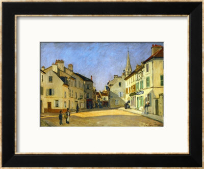 Rue De La Chaussee In Argenteuil, 1872 by Alfred Sisley Pricing Limited Edition Print image