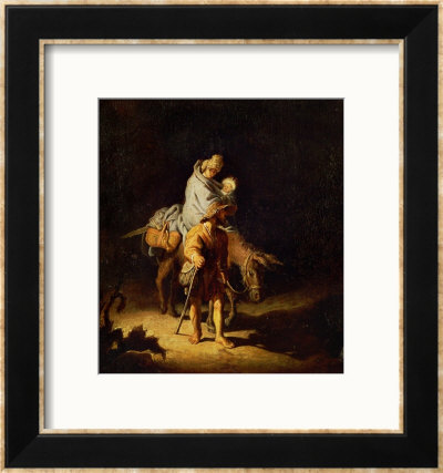 Flight Into Egypt by Rembrandt Van Rijn Pricing Limited Edition Print image