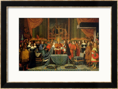 Celebration Of The Marriage Of Louis Xiv And Maria Theresa Of Austria, 9Th June 1660 by Laumosnier Pricing Limited Edition Print image