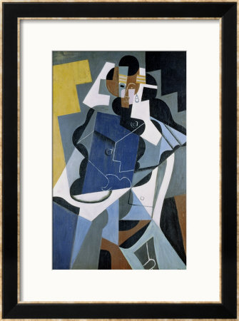 Figure Of A Woman, 1917 by Juan Gris Pricing Limited Edition Print image