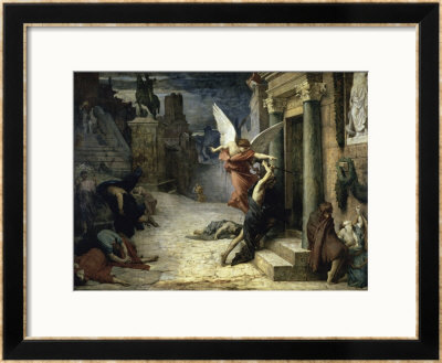 The Angel Of Death; Peste A Roma by Jules Elie Delaunay Pricing Limited Edition Print image