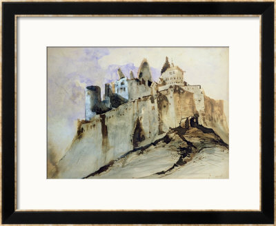 The Chateau Of Vianden, 1871 by Victor Hugo Pricing Limited Edition Print image