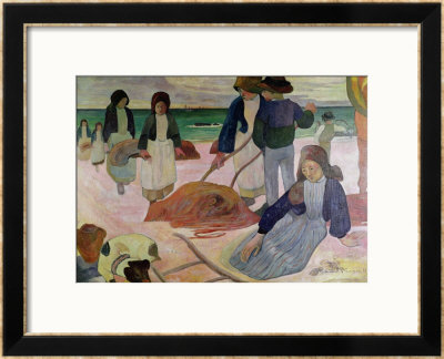 Seaweed Gatherers, 1889 by Paul Gauguin Pricing Limited Edition Print image