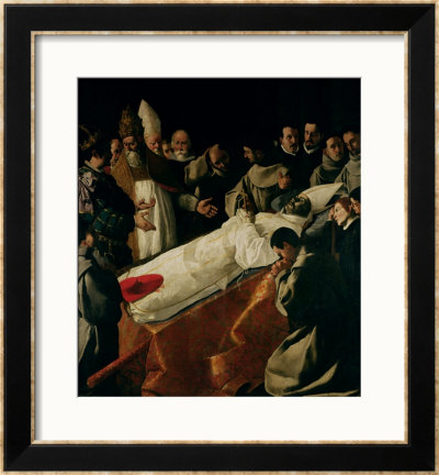 The Exhibition Of The Body Of St. Bonaventure (1221-74) After 1627 by Francisco De Zurbarán Pricing Limited Edition Print image