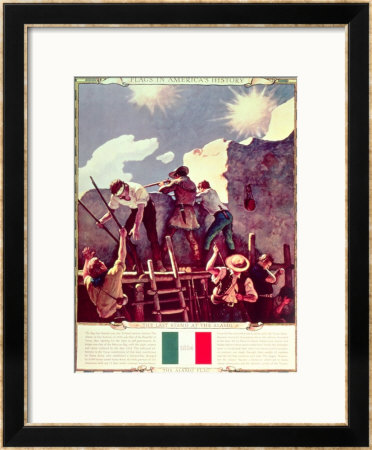 The Last Stand At The Alamo, 6Th March 1836 (Illustration) by Newell Convers Wyeth Pricing Limited Edition Print image