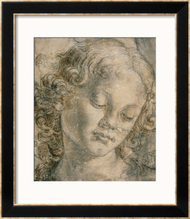Head Of Angel by Andrea Del Verrocchio Pricing Limited Edition Print image