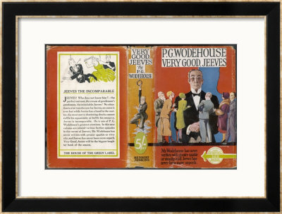 Dust Jacket Of Very Good Jeeves by Author: Sir Pricing Limited Edition Print image