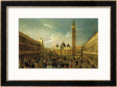 The Last Day Of The Carnival, St. Mark's Square, Venice by Gabriele Bella Pricing Limited Edition Print image