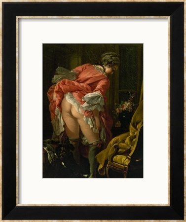 The Raised Skirt, 1742 by Francois Boucher Pricing Limited Edition Print image