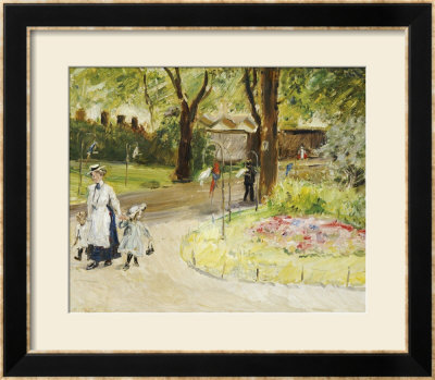 The Entrance To The Zoological Gardens, Frankfurt by Max Slevogt Pricing Limited Edition Print image