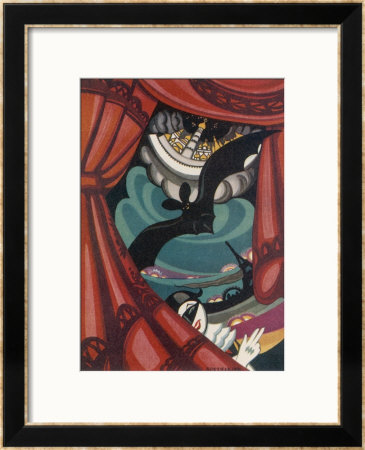 Russian Poster For The Bat Theatre by Soudeikine Pricing Limited Edition Print image