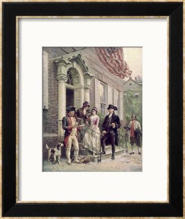 News From Mount Vernon by Jean Leon Gerome Ferris Pricing Limited Edition Print image