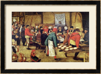The Wedding Supper by Pieter Brueghel The Younger Pricing Limited Edition Print image