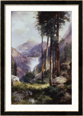 Vernon Falls, Yosemite Valley by Thomas Moran Pricing Limited Edition Print image