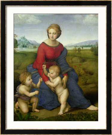 Madonna In The Meadow, 1505 Or 1506 by Raphael Pricing Limited Edition Print image