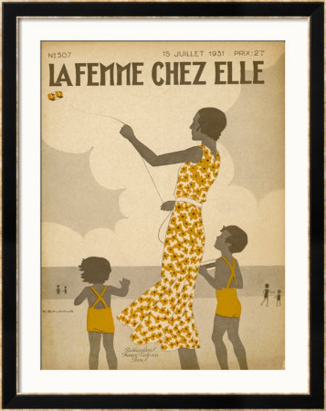 La Femme Chez Elle by B. Baucour Pricing Limited Edition Print image