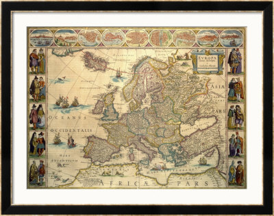 Map Of Europe by Joan Blaeu Pricing Limited Edition Print image