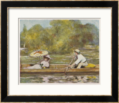 Young Lady And Her Dog Take Life Easy by Mortimer Menpes Pricing Limited Edition Print image