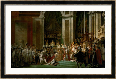 Coronation Of Napoleon In Notre-Dame, Paris, By Pope Pius Vii by Jacques-Louis David Pricing Limited Edition Print image
