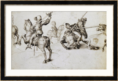 Fencing Book, Original Drawing (Pen And Ink) by Albrecht Dürer Pricing Limited Edition Print image