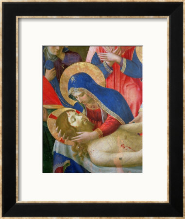 Lamentation Over The Dead Christ, 1436-41 (Detail) by Fra Angelico Pricing Limited Edition Print image