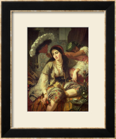 Odalisque by Jean Baptiste Ange Tissier Pricing Limited Edition Print image