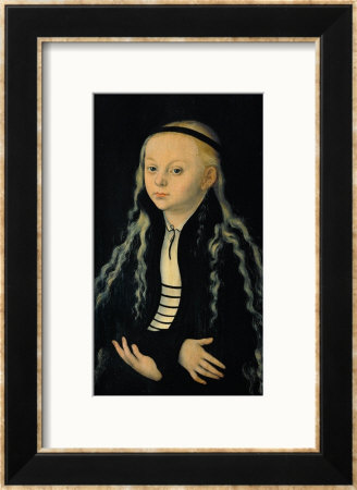 Magdalena Luther (?), Daughter Of Martin Luther by Lucas Cranach The Elder Pricing Limited Edition Print image