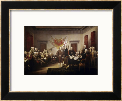 Signing Of The Declaration Of Independence by John Trumbull Pricing Limited Edition Print image