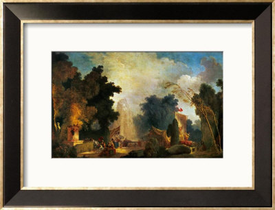La Fete A St. Cloud, A Celebration In St. Cloud by Jean-Honore Fragonard Pricing Limited Edition Print image