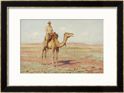 Surveyor On Camelback Reconnoitres The Route For The Trans-Continental Railway by Percy F.S. Spence Pricing Limited Edition Print image