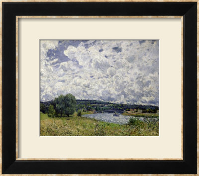The Seine At Suresnes, 1877 by Alfred Sisley Pricing Limited Edition Print image
