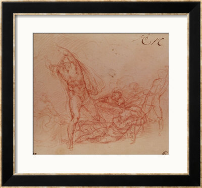 The Resurrection Of Christ, Circa 1536-38 by Michelangelo Buonarroti Pricing Limited Edition Print image