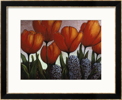 Tulips And Hyacinths by John Newcomb Pricing Limited Edition Print image
