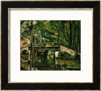 The Bridge At Maincy, Near Melun, 1879 by Paul Cezanne Pricing Limited Edition Print image