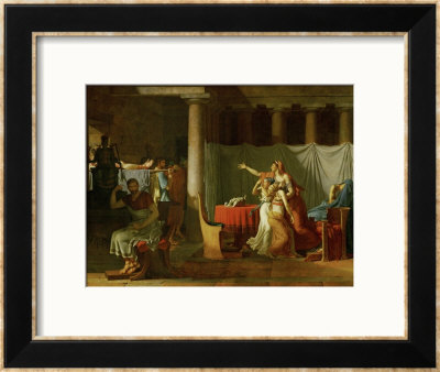 The Lictors Bring Brutus The Bodies Of His Sons by Jacques-Louis David Pricing Limited Edition Print image