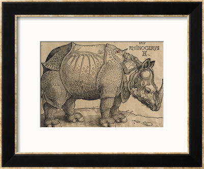 Rhinoceros, 1515, Etching by Albrecht Dürer Pricing Limited Edition Print image
