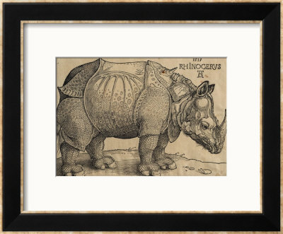 Rhinoceros, 1515, Etching by Albrecht Durer Pricing Limited Edition Print image