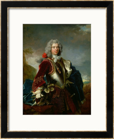 Portrait Of Prince Jacques 1Er Grimaldi 1689 - 1751 by Nicolas De Largilliere Pricing Limited Edition Print image
