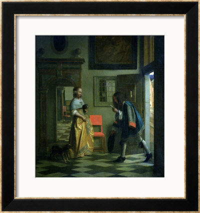 The Messenger, Circa 1669 by Pieter De Hooch Pricing Limited Edition Print image