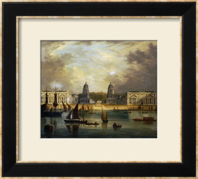 A View Of Greenwich, From The River by Frederick Calvert Pricing Limited Edition Print image