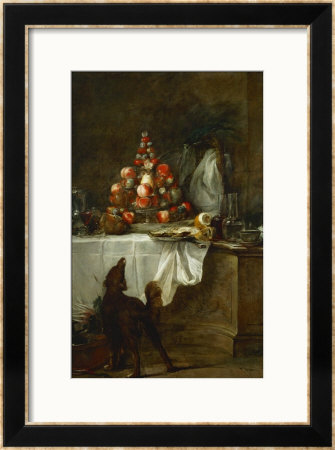 The Buffet, 1728 by Jean-Baptiste Simeon Chardin Pricing Limited Edition Print image