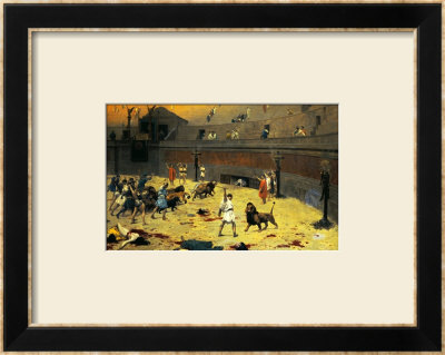 La Rentree Des Felins Dans Le Cirque by Jean-Leon Gerome Pricing Limited Edition Print image