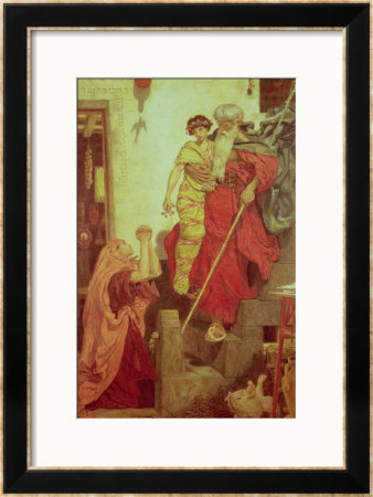 Elijah Restoring The Widow's Son, 1868 by Ford Madox Brown Pricing Limited Edition Print image
